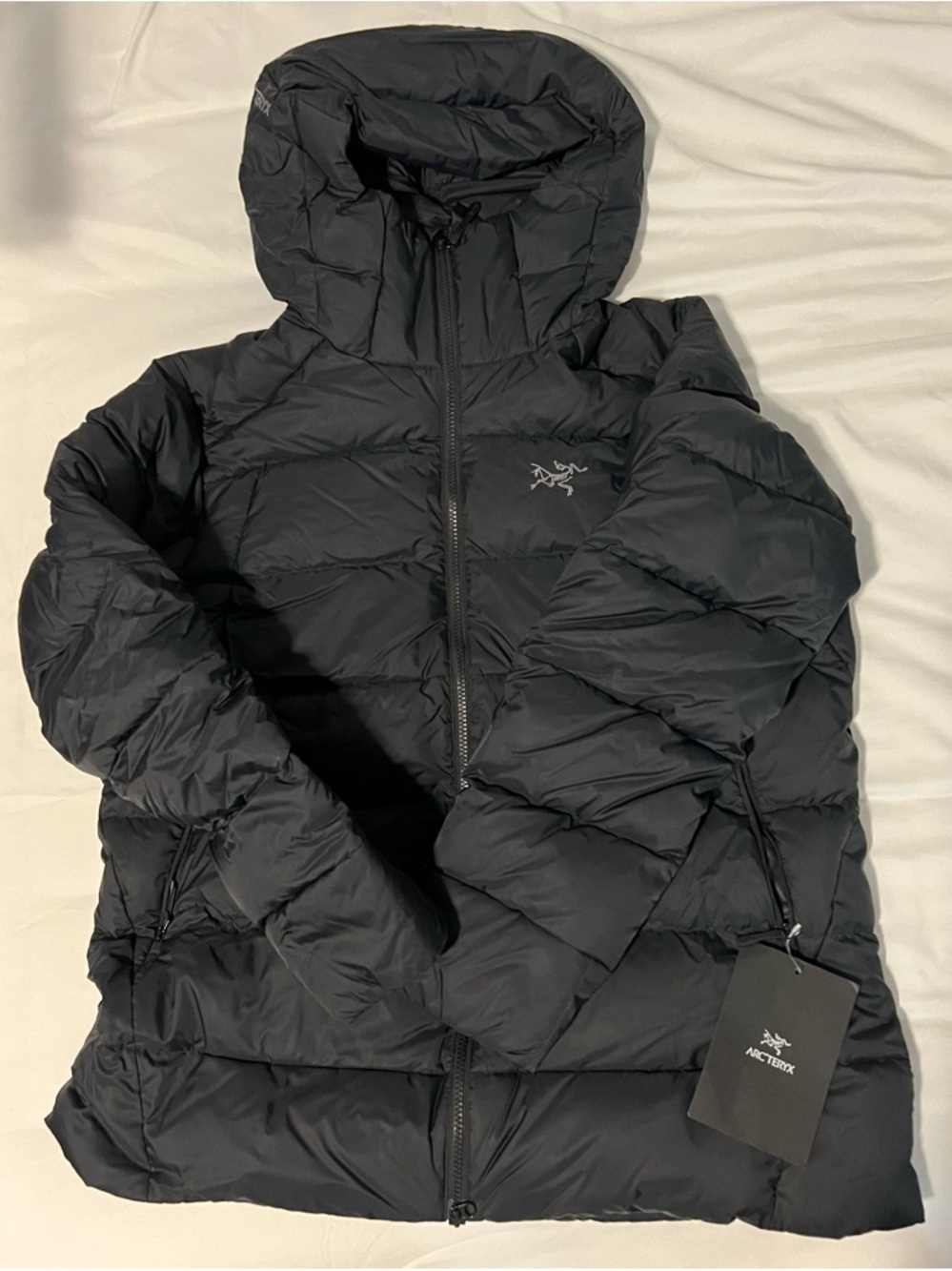 NWT Arc'teryx Thorium Hoody Women's Down Puffer Jacket Black XL